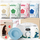 KOTAMU Waxing Kit for Women & Men, Wax Warmer for Hair Removal, Digital Wax Kit with Silicone Pot，Ideal for Face Eyebrow Arm Legs Armpit &Sensitive Skin, Wavi Waxing Machine for Home Salon Use